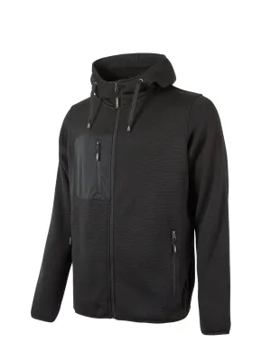 Sudadera con cremallera y capucha Rainbow – BLACK / Carbon