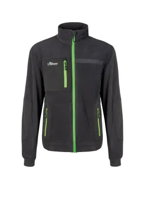 Men's Venus zipped sweatshirt – Asphalt Grey Green