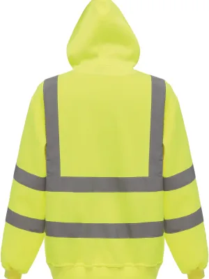 Sweatshirt capuche haute visibilité