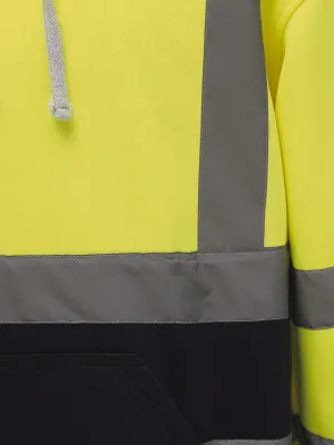 Sweatshirt capuche haute visibilité