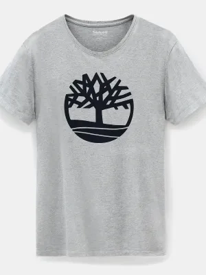 Camiseta orgánica Brand Tree de hombre – Medium Grey Heather