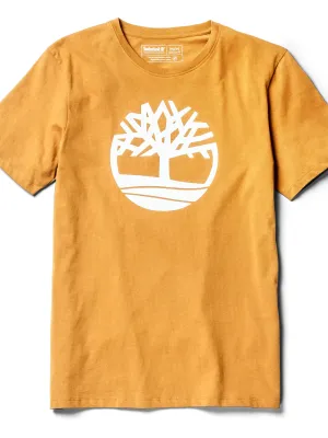 Camiseta orgánica Brand Tree de hombre – Wheat
