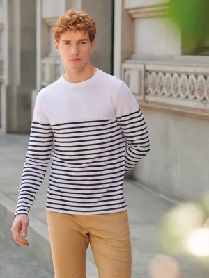 Long sleeve Breton t-shirt