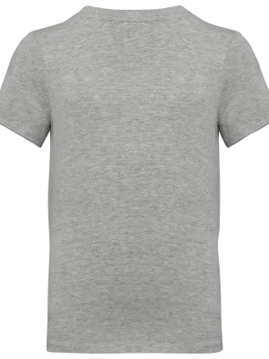 Kids crew neck t-shirt – Oxford Grey