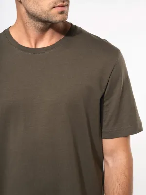 T-shirt col rond manches courtes homme