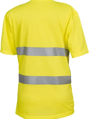 T-shirt col V haute visibilité Top Cool