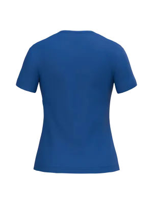 T-shirt col V manches courtes femme – Royal Blue