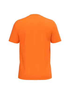 Camiseta de manga corta y cuello en V de hombre – Orange