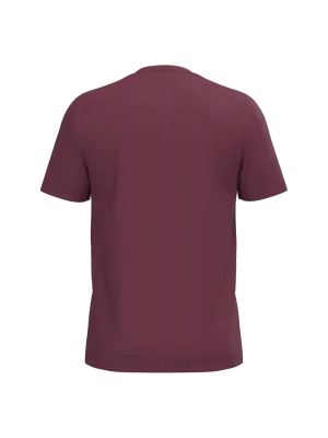 Camiseta de manga corta y cuello en V de hombre – Wine