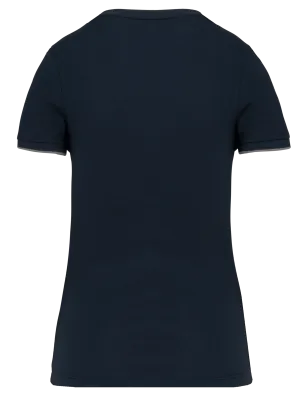 Women's short-sleeved Day To Day t-shirt – Navy / Silver