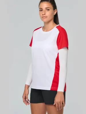 Ladies' eco-friendly two-tone sport T-shirt