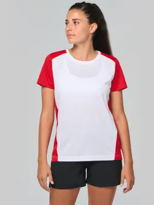 Ladies' eco-friendly two-tone sport T-shirt