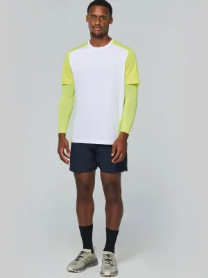 Camiseta deportiva ecorresponsable bicolor de hombre