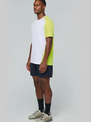 Camiseta deportiva ecorresponsable bicolor de hombre