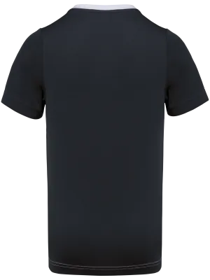 Camiseta deportiva ecorresponsable bicolor de hombre – White / Navy