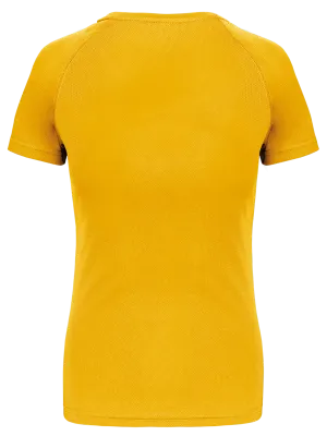 T-shirt de sport manches courtes femme – True Yellow