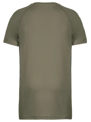 Men's short-sleeved sports T-shirt – Light Army Green