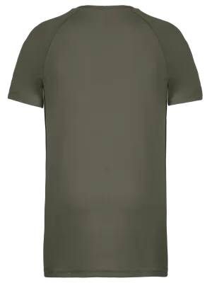 Men's short-sleeved sports T-shirt – Olive