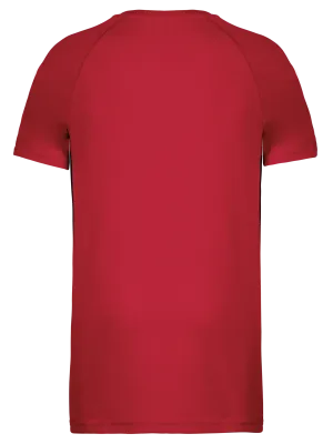 Men's short-sleeved sports T-shirt – Red