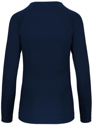 Camiseta deportiva de manga larga de mujer – Sporty Navy