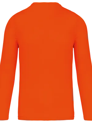 Camiseta deportiva de manga larga de hombre – Fluorescent Orange