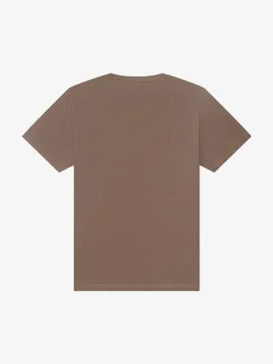 Unisex thick washed T-shirt – Washed cocoa
