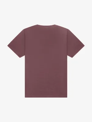 Unisex thick washed T-shirt – Washed maroon