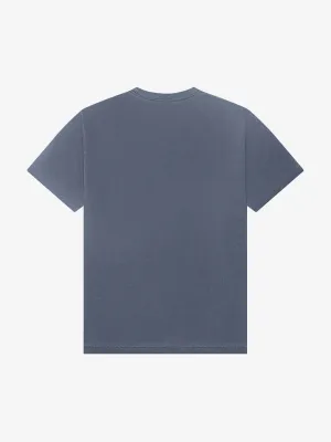 Unisex thick washed T-shirt – Washed navy