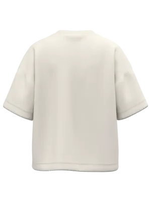 T-shirt écoresponsable boxy à épaules tombantes femme – Ivory