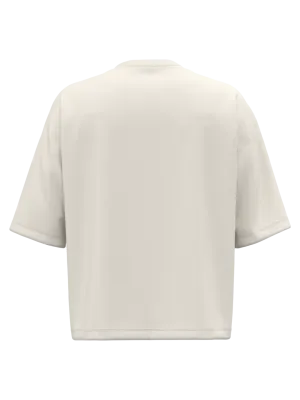 Camiseta sostenible boxy de hombros caídos de hombre – Ivory