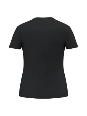 Women's antibacterial v-neck t-shirt – Black