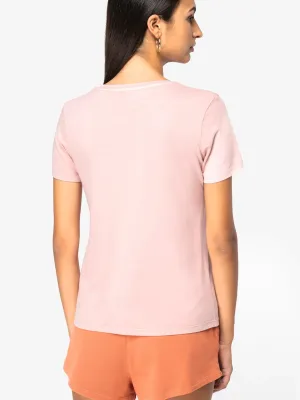 Eco-friendly ladies’ washed effect t-shirt