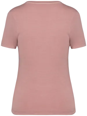 Eco-friendly ladies’ washed effect t-shirt – Washed Petal Rose