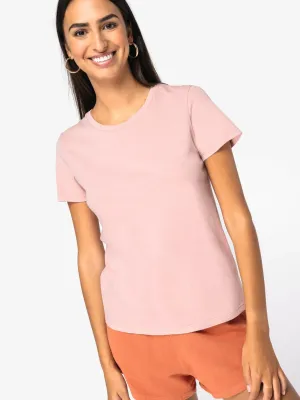 Eco-friendly ladies’ washed effect t-shirt
