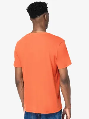 Eco-friendly unisex washed effect t-shirt