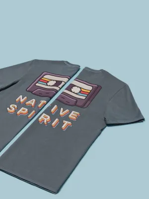 Eco-friendly unisex washed effect t-shirt