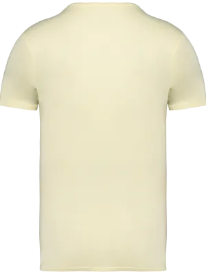 Eco-friendly unisex washed effect t-shirt – Washed Lemon Citrus