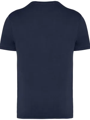 Eco-friendly unisex washed effect t-shirt – Washed Navy Blue