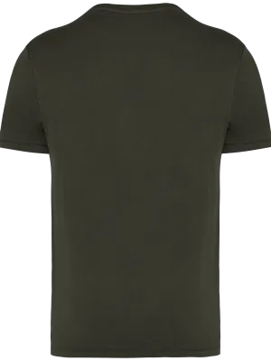 Eco-friendly unisex washed effect t-shirt – Washed Organic Khaki