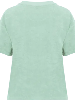 Eco-friendly ladies’ Terry Towel t-shirt – Brook Green