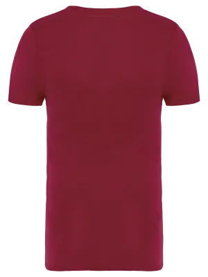 Eco-friendly kids’ t-shirt – Hibiscus Red