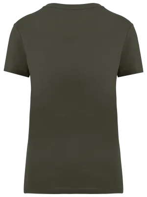 Eco-friendly ladies’ t-shirt – Organic Khaki