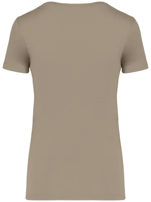 Eco-friendly ladies’ t-shirt – Wet Sand