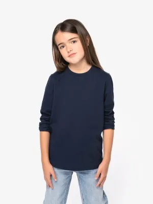Eco-friendly kids’ long sleeve t-shirt