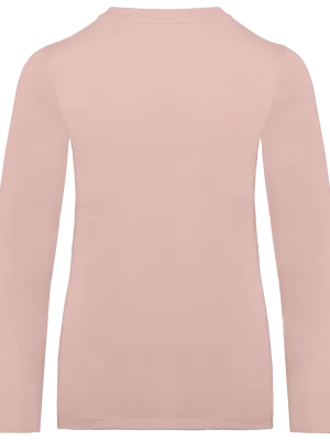 Eco-friendly kids’ long sleeve t-shirt – Petal Rose