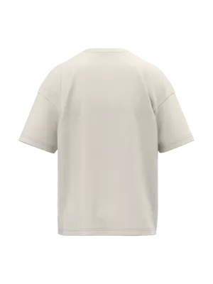 Eco-friendly kids' oversize t-shirt – Ivory