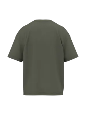 Eco-friendly kids' oversize t-shirt – Organic Khaki