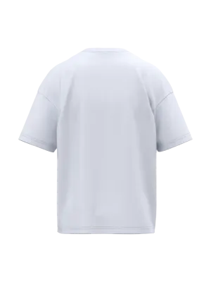Eco-friendly kids' oversize t-shirt – White