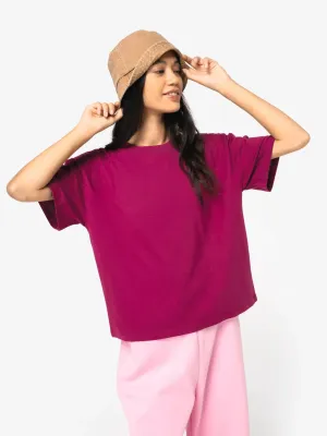 Eco-friendly ladies’ oversize t-shirt