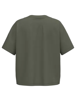 Eco-friendly ladies’ oversize t-shirt – Organic Khaki